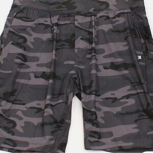 Kenneth Cole Gray Camouflage Shorts